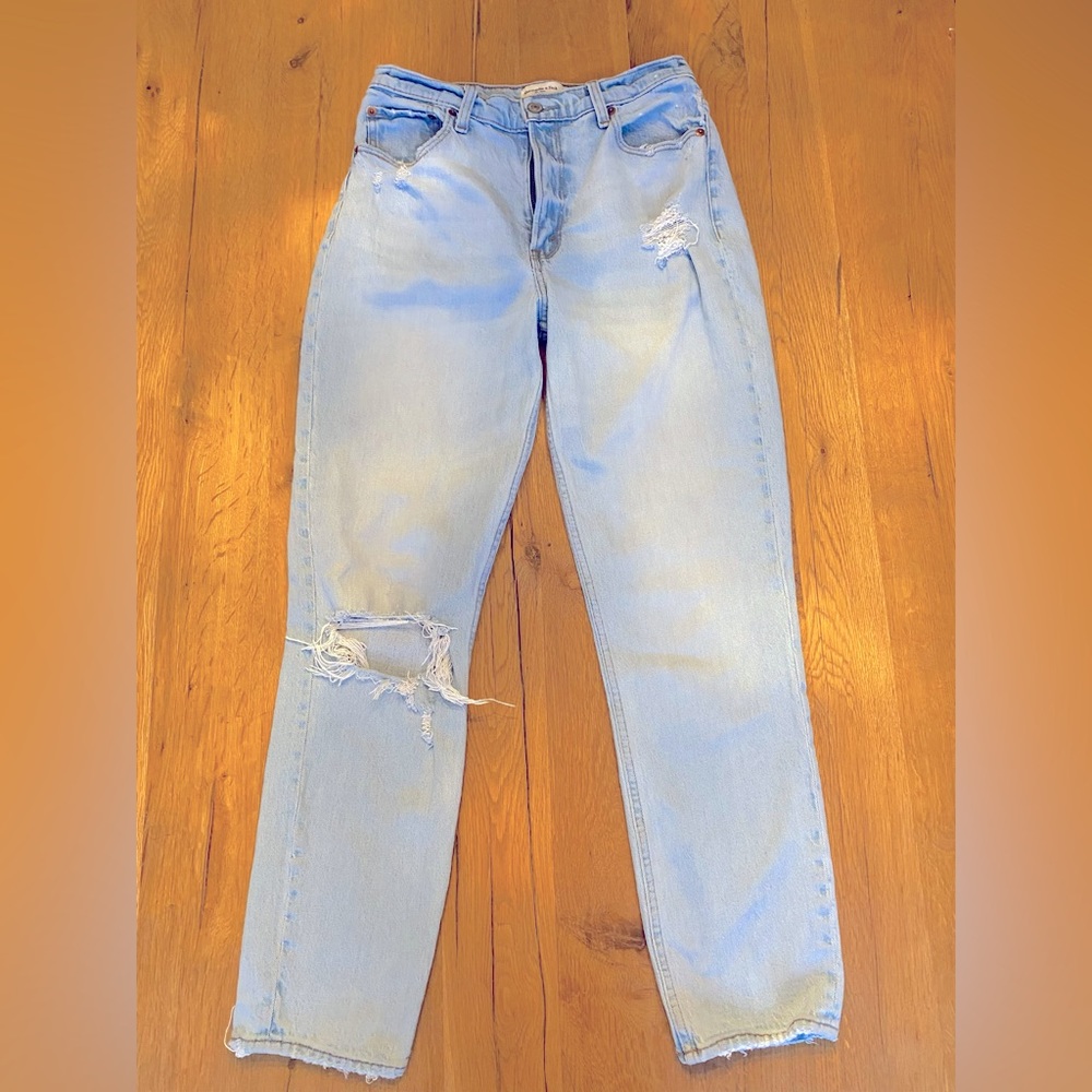 Abercrombie & Fitch High Rise Mom Jean size 28/6L
